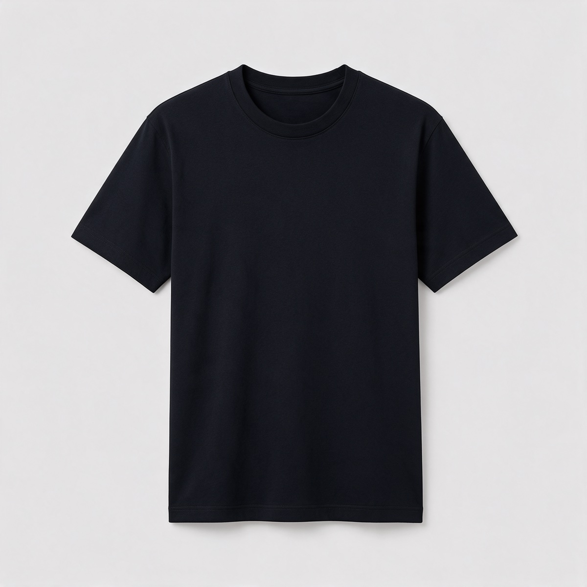 Essential Crew Tee in black